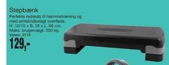 Harald Nyborg Stepbænk tilbud