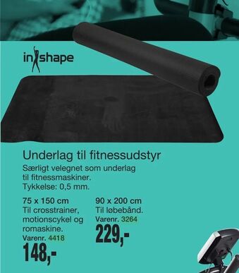 Harald Nyborg Underlag til fitnessudstyr tilbud