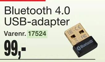 Harald Nyborg Bluetooth 4,0 USB-adapter tilbud