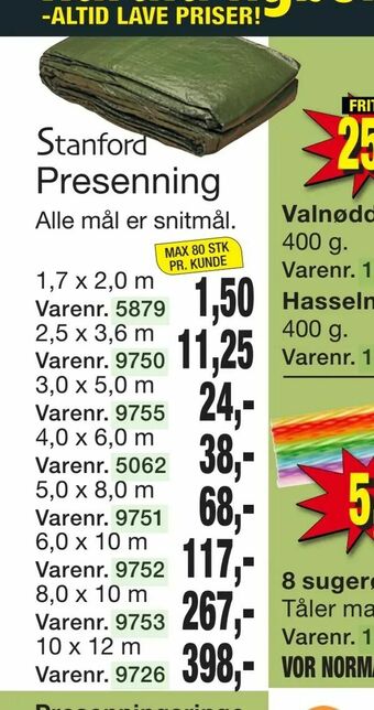 Harald Nyborg Presenning tilbud