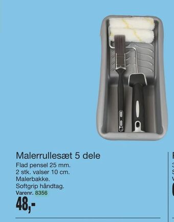 Harald Nyborg Malerrullesæt 5 dele tilbud