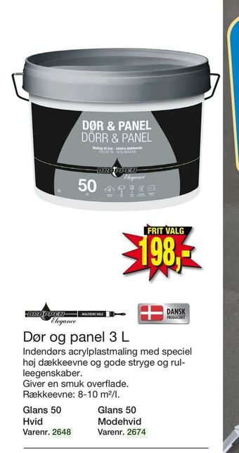 Harald Nyborg Dør og panel 3 L tilbud