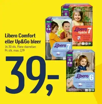 Føtex Libero Comfort eller Up&Go bleer tilbud