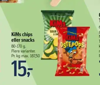 Føtex KiMs chips eller snacks tilbud