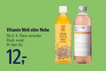 Føtex Vitamin Well eller Nobe tilbud