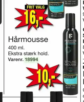 Hårmousse