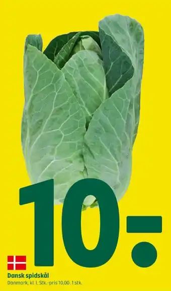 Coop 365 Dansk spidskål tilbud