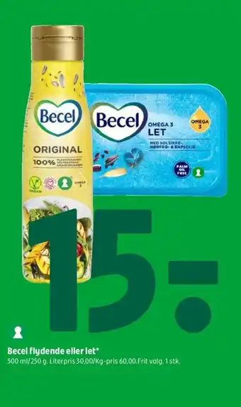 Coop 365 Becel flydende eller let tilbud