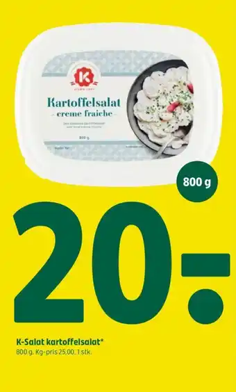 Coop 365 K-Salat kartoffelsalat tilbud
