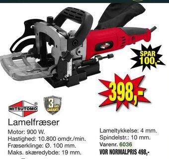 Harald Nyborg Lamelfræser tilbud