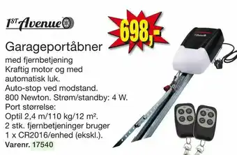 Harald Nyborg Garageportåbner tilbud