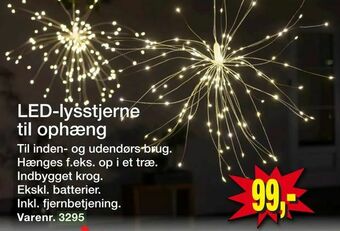 Harald Nyborg LED-lysstjerne til ophæng tilbud