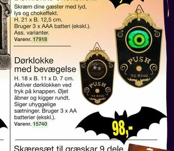 Harald Nyborg Dørklokke med bevægelse tilbud