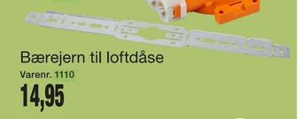 Harald Nyborg Bærejern til loftdåse tilbud