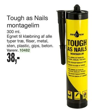 Harald Nyborg Tough as Nails montagelim tilbud