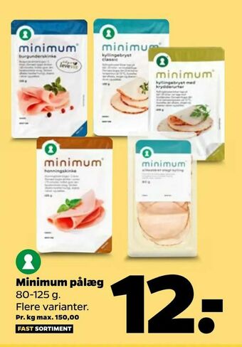 Netto Minimum pålæg tilbud
