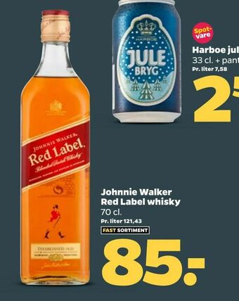 Netto Johnnie Walker Red Label whisky tilbud