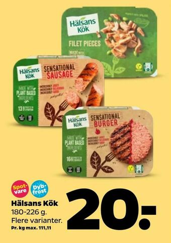 Netto Hälsans Kök tilbud