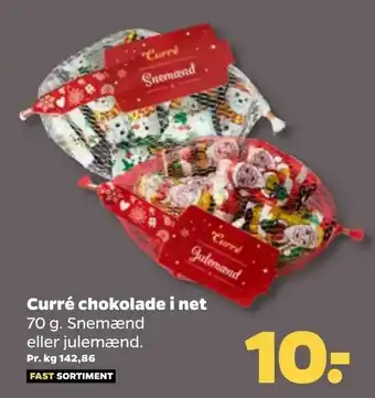 Netto Curré chokolade i net tilbud