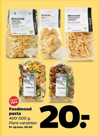 Netto Foodmood pasta tilbud