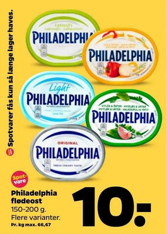 Netto Philadelphia flødeost tilbud