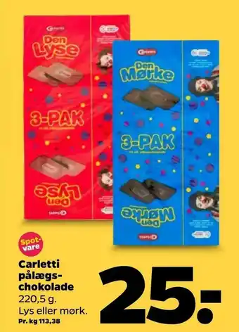 Netto pålægs chokolade tilbud