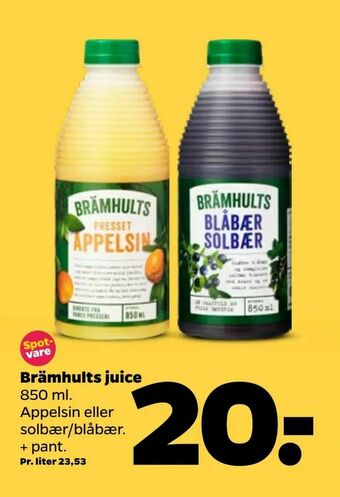 Netto Brämhults juice tilbud