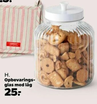 Netto Opbevaringsglas med låg tilbud