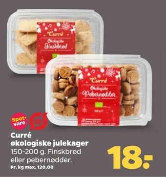 Curré økologiske julekager