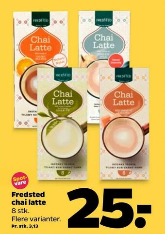 Fredsted chai latte