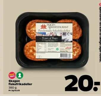 Netto Skagen fiskefrikadeller tilbud
