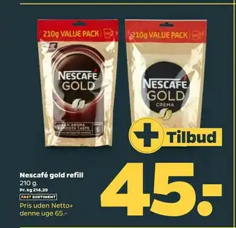 Nescafé gold refill