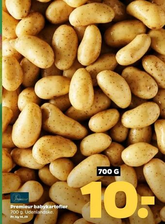 Netto Premieur babykartofler tilbud