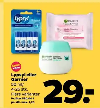 Lypsyl eller Garnier
