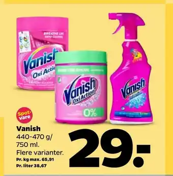 Netto Vanish tilbud