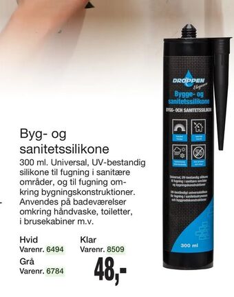 Harald Nyborg Byg- og sanitetssilikone tilbud