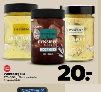 Netto Lykkeberg sild tilbud