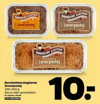 Netto Bornholmerslagteren leverpostej tilbud