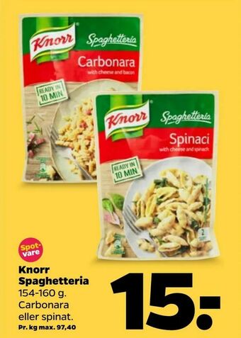 Netto Knorr Spaghetteria tilbud