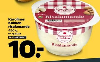 Netto Karolines Køkken risalamande tilbud