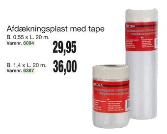 Harald Nyborg Afdækningsplast med tape tilbud