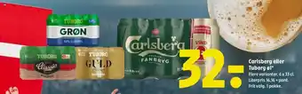 Coop 365 Carlsberg eller Tuborg øl tilbud