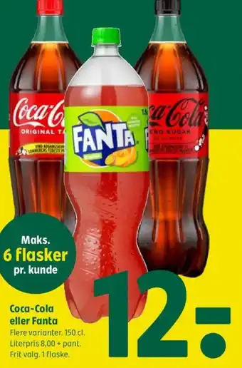 Coop 365 Coca-Cola eller Fanta tilbud