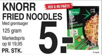 ABC Lavpris KNORR FRIED NOODLES tilbud