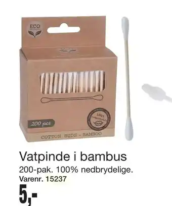 Vatpinde i bambus