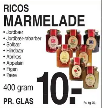 ABC Lavpris RICOS MARMELADE tilbud