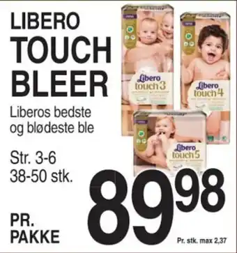 ABC Lavpris LIBERO TOUCH BLEER tilbud