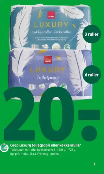 Coop 365 Toiletpapir tilbud