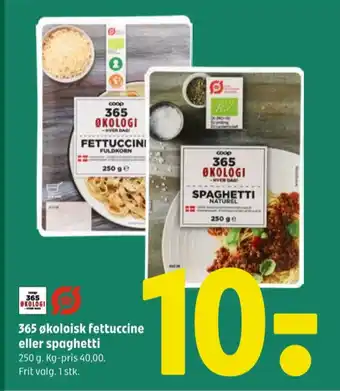 Coop 365 Spaghetti tilbud
