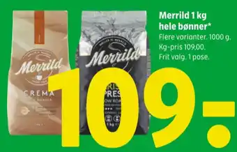 Coop 365 Kaffebønner tilbud